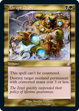 Abrupt Decay - Time Spiral Remastered Spoiler