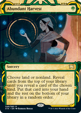 Abundant Harvest (Variant) - Strixhaven Spoiler