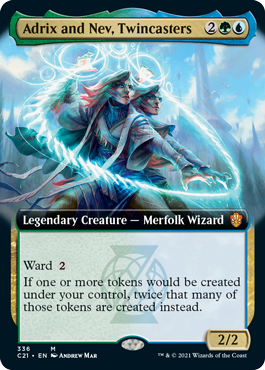 Adrix and Nev, Twincasters (Variant) - Strixhaven Spoiler