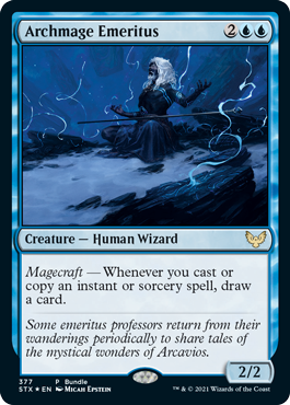 Archmage Emeritus (Variant) 2 - Strixhaven Spoiler