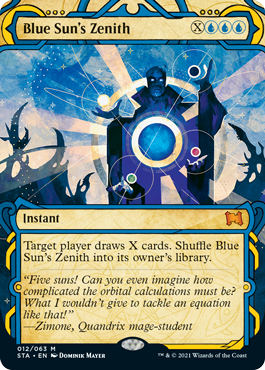Blue Sun's Zenith (Variant) - Strixhaven Spoiler