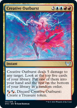 Creative Outburst - Strixhaven Spoiler