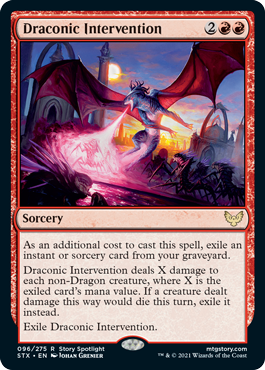 Draconic Intervention - Strixhaven Spoiler