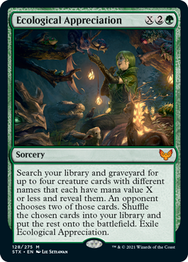 Ecological Appreciation - Strixhaven Spoiler