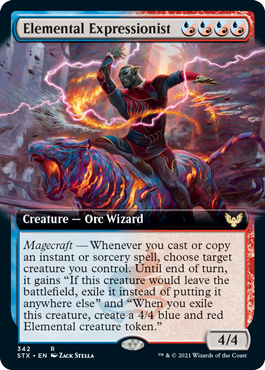 Elemental Expressionist (Variant) - Strixhaven Spoiler