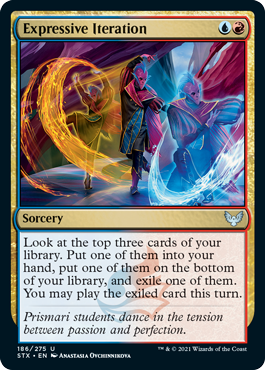 Expressive Iteration - Strixhaven Spoiler