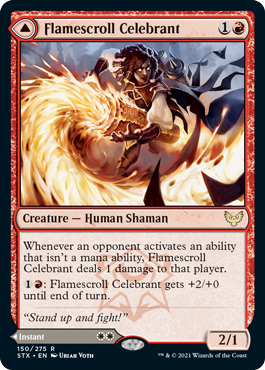 Flamescroll Celebrant - Strixhaven Spoiler