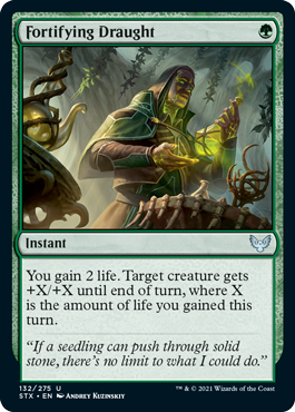 Fortifying Draught - Strixhaven Spoiler