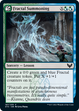 Fractal Summoning - Strixhaven Spoiler