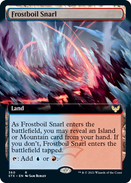 Frostboil Snarl (Variant) - Strixhaven Spoiler