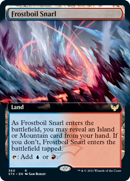 Frostboil Snarl (Variant) - Strixhaven Spoiler