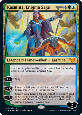 Kasmina, Enigma Sage - Strixhaven Spoiler