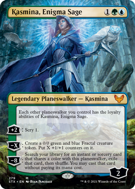 Kasmina, Enigma Sage (Variant) - Strixhaven Spoiler