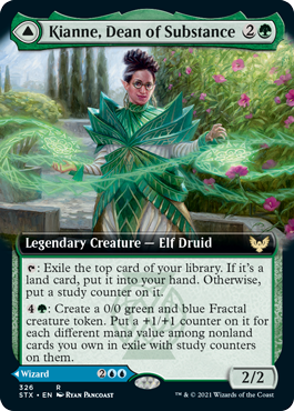 Kianne, Dean of Substance (Variant) - Strixhaven Spoiler