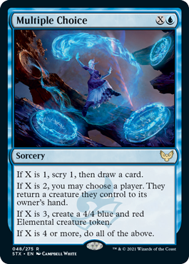 Multiple Choice - Strixhaven Spoiler