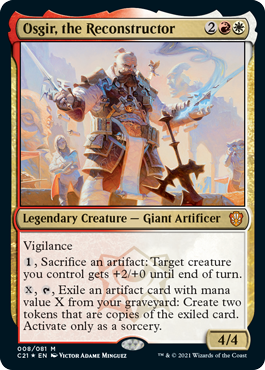 Osgir, the Reconstructor - Commander 2021 Spoiler