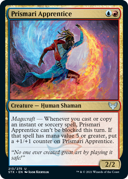 Prismari Apprentice - Strixhaven Spoiler