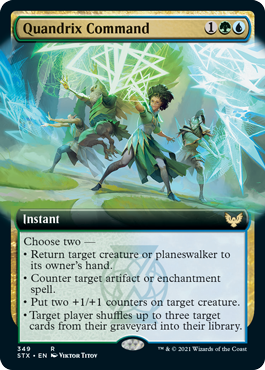 Quandrix Command (Variant) - Strixhaven Spoiler