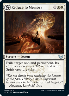 Reduce to Memory - Strixhaven Spoiler