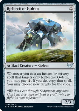 Reflective Golem - Strixhaven Spoiler