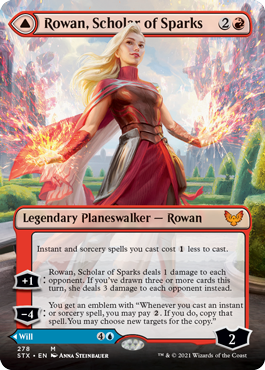 Rowan, Scholar of Sparks (Variant) - Strixhaven Spoiler