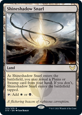 Shineshadow Snarl - Strixhaven Spoiler