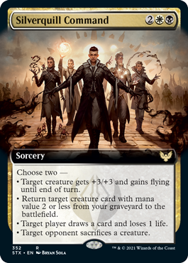 Silverquill Command (Variant) - Strixhaven Spoiler