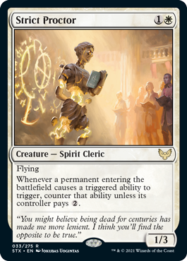 Strict Proctor - Strixhaven Spoiler