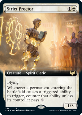 Strict Proctor (Variant) - Strixhaven Spoiler