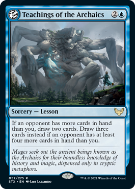 Teachings of the Archaics - Strixhaven Spoiler