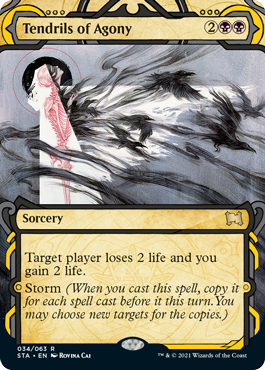 Tendrils of Agony (Variant) - Strixhaven Spoiler