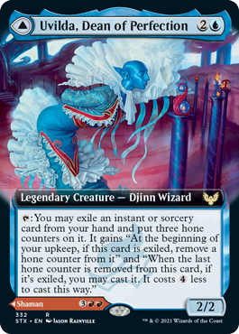 Uvilda, Dean of Perfection (Variant) - Strixhaven Spoiler