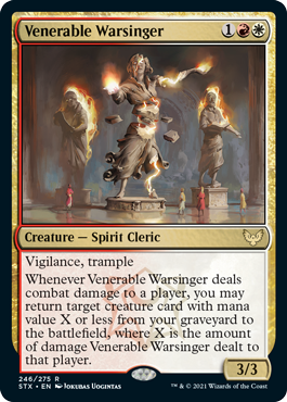 Venerable Warsinger - Strixhaven Spoiler