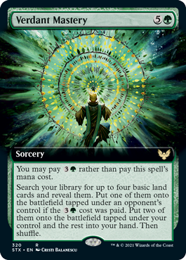 Verdant Mastery (Variant) - Strixhaven Spoiler