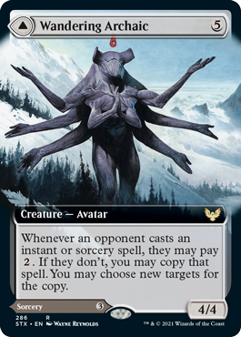 Wandering Archaic (Variant) - Strixhaven Spoiler