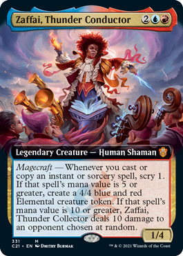 Zaffai, Thunder Conductor (Variant) - Strixhaven Spoiler