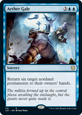 Aether Gale - Commander 2021 Spoiler