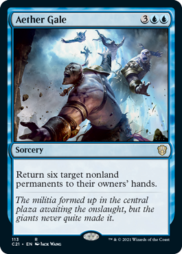 Aether Gale - Commander 2021 Spoiler