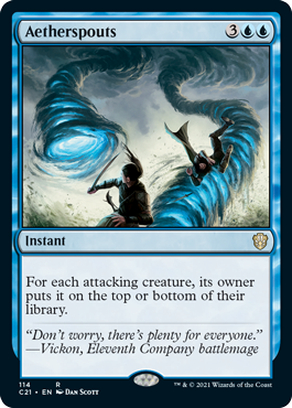Aetherspouts - Commander 2021 Spoiler