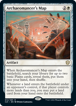 Archaeomancer's Map - Commander 2021 Spoiler