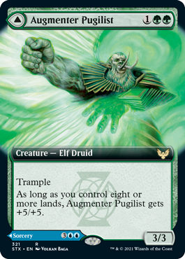 Augmenter Pugilist (Variant) - Strixhaven Spoiler