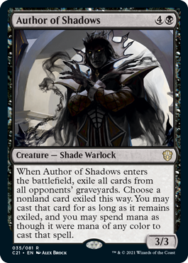 Author of Shadows - Commander 2021 Spoiler