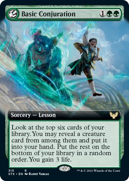 Basic Conjuration (Variant) - Strixhaven Spoiler