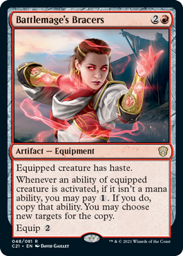 Battlemage's Bracers - Commander 2021 Spoiler