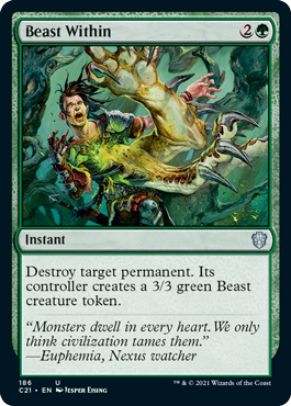 Beast Within - Commander 2021 Spoiler