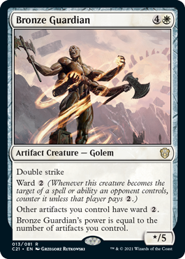 Bronze Guardian - Commander 2021 Spoiler