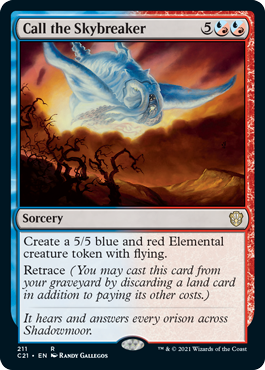 Call the Skybreaker - Commander 2021 Spoiler