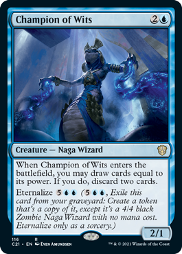 Champion of Wits - Commander 2021 Spoiler