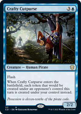 Crafty Cutpurse - Commander 2021 Spoiler