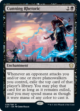 Cunning Rhetoric - Commander 2021 Spoiler